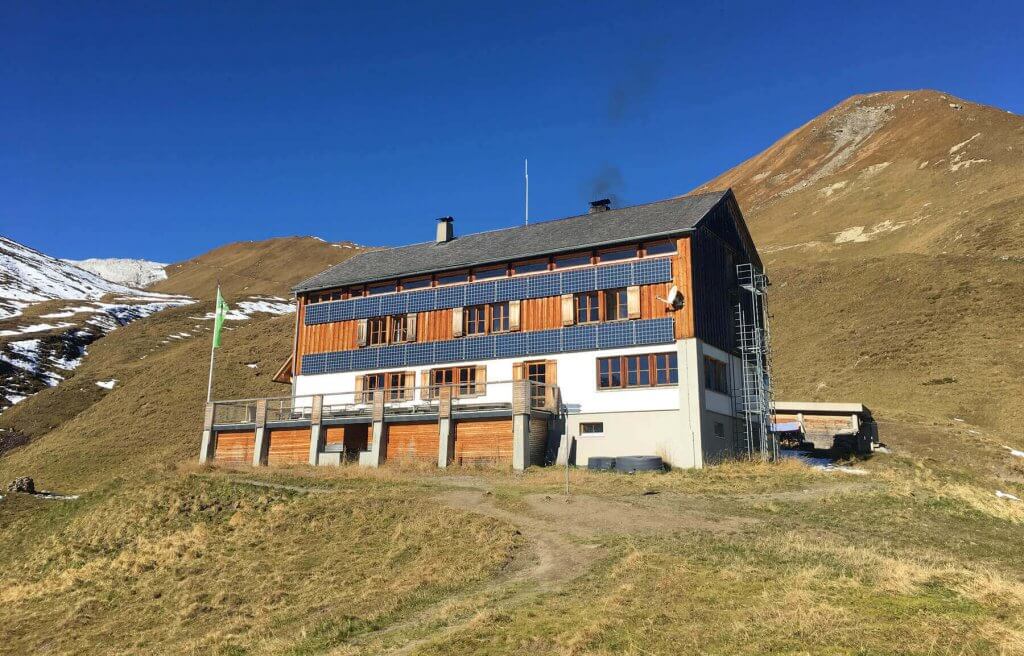 tilisunahuette Tilisunahütte Frontansicht